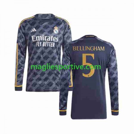 Completo Calcio Real Madrid Jude Bellingham 5 Divisa Trasferta 2023-2024 ML